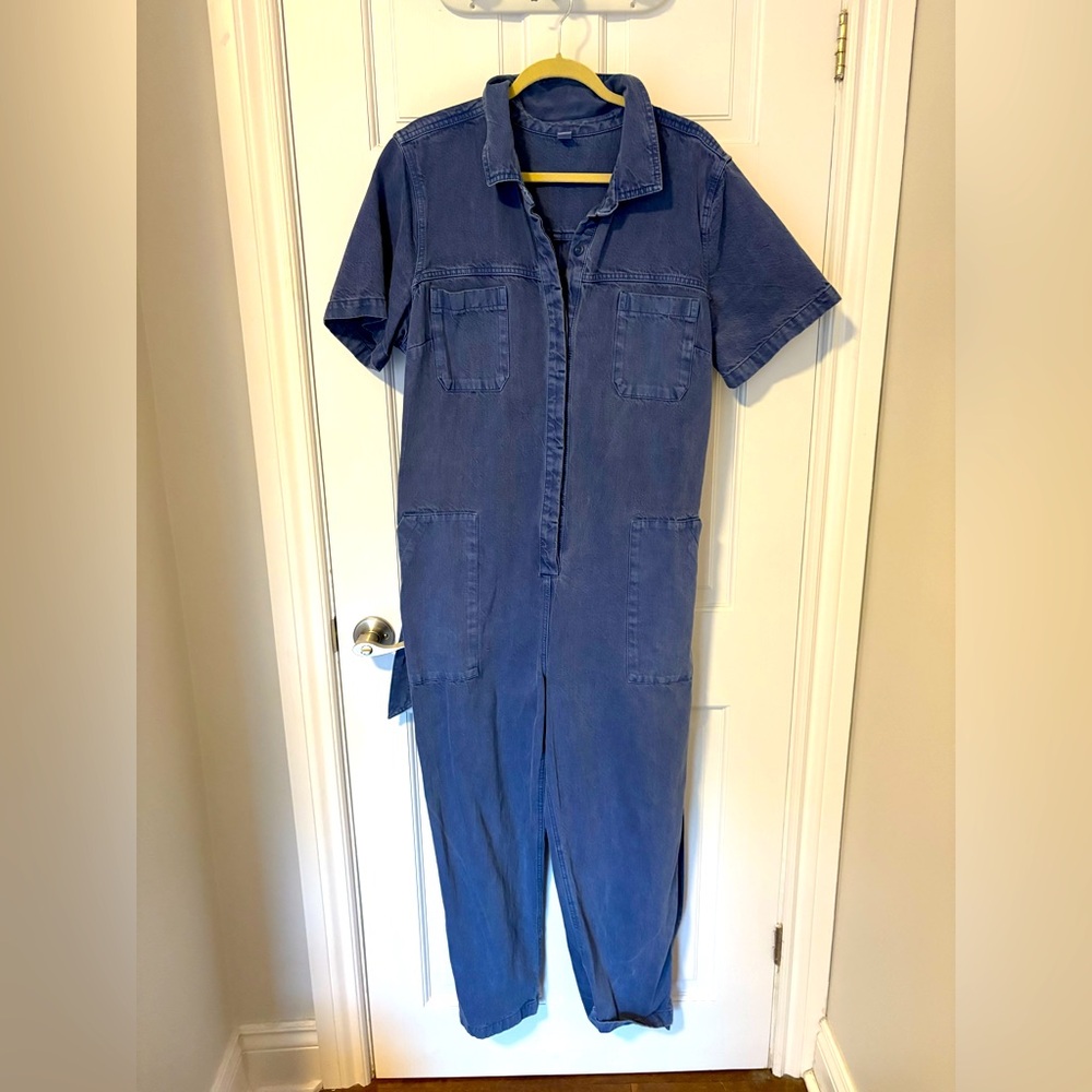 Old Navy Light Blue Denim Jumpsuit